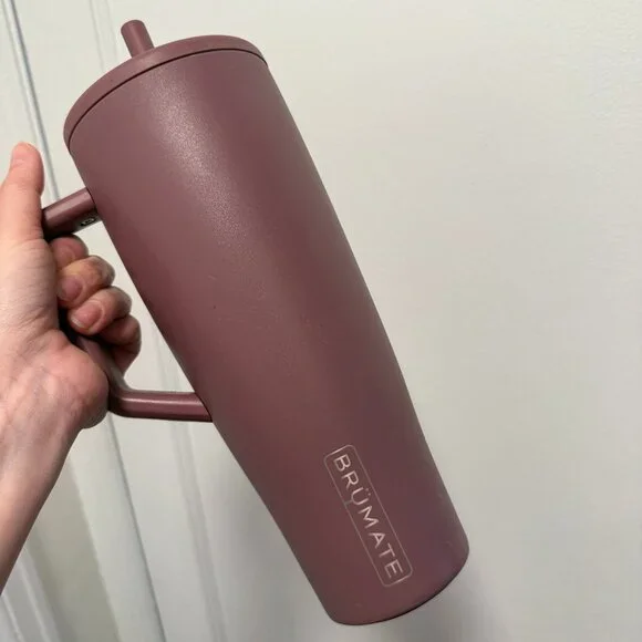 Brumate Era 40oz Rose Taupe straw tumbler - Picture 2 of 7